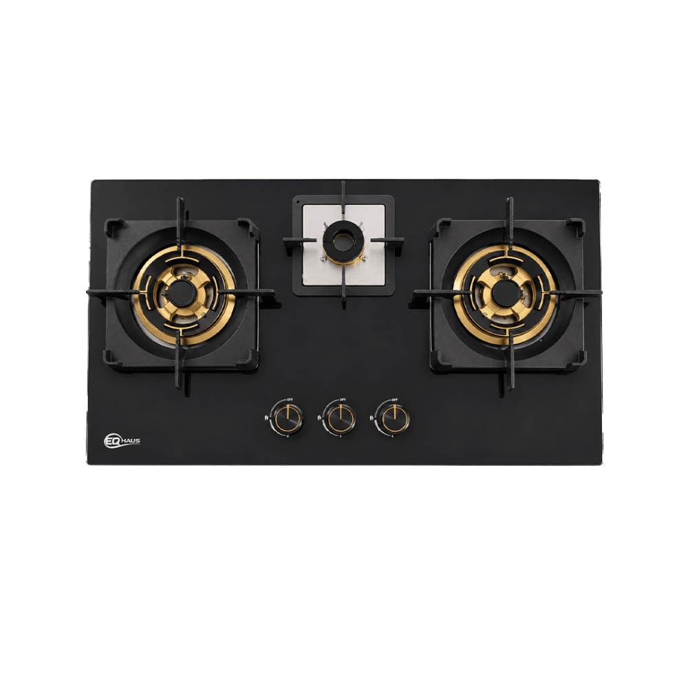 EQ Haus 3 Burner Gas Hob 75YE-3BG