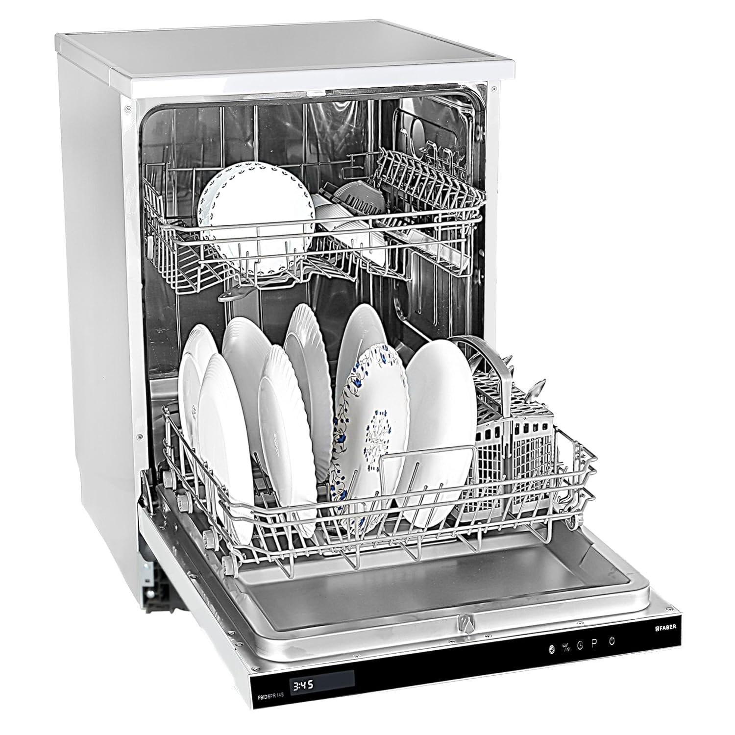 Faber 14 Place Setting, Built In Dishwasher FBID 8PR 14S